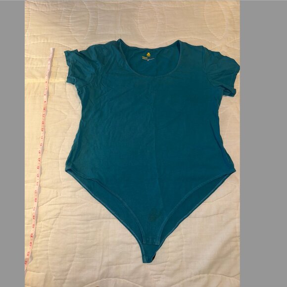 5 Natural Uniforms Short Sleeve Scoop Neck Body Suit Cotton Stretch 2X - Picture 4 of 13